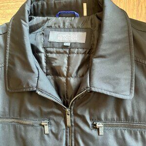 Men's Kenneth Cole Reaction Black Full-Zip Medium-Weight Jacket  Size M